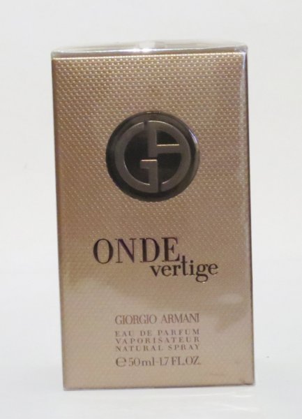 Giogio Armani- Onde Vertige Eau de Parfum Spray 50 ml-Neu-OvP- DAMENDUFT